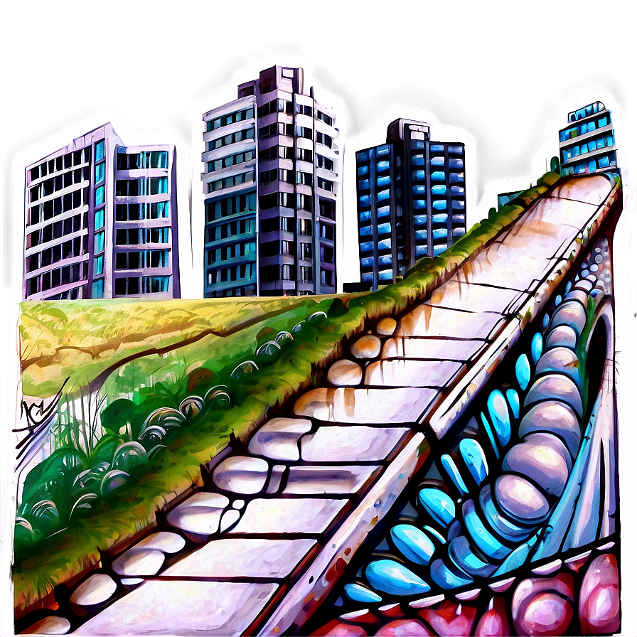 City Street Art Graffiti Png 90