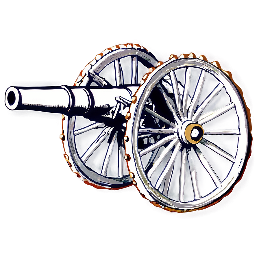 Civil War Cannon Png 05242024