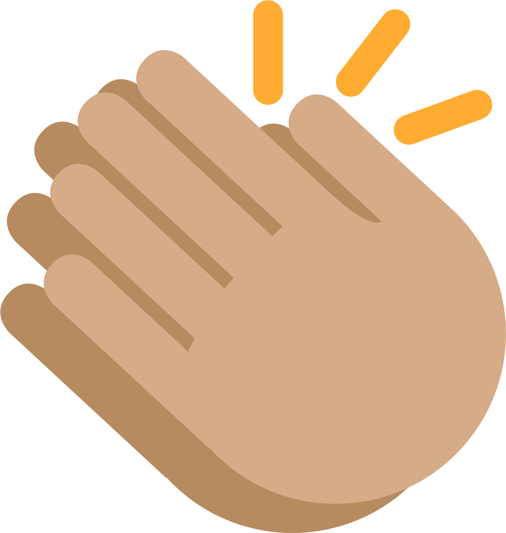 Clapping_ Hands_ Emoji PNG with transparent background