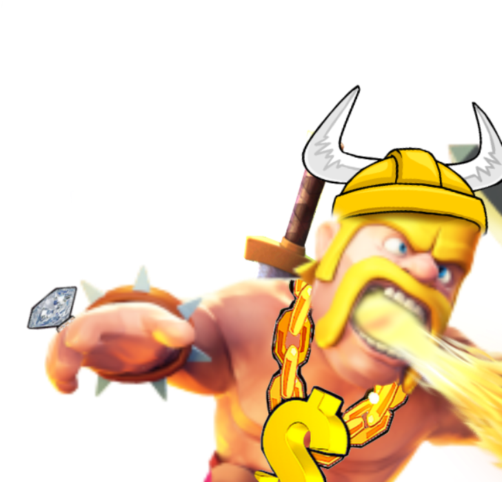 Clashof Clans Barbarian Character