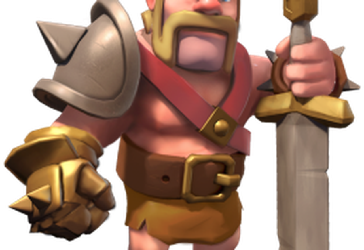 Clashof Clans Barbarian Character