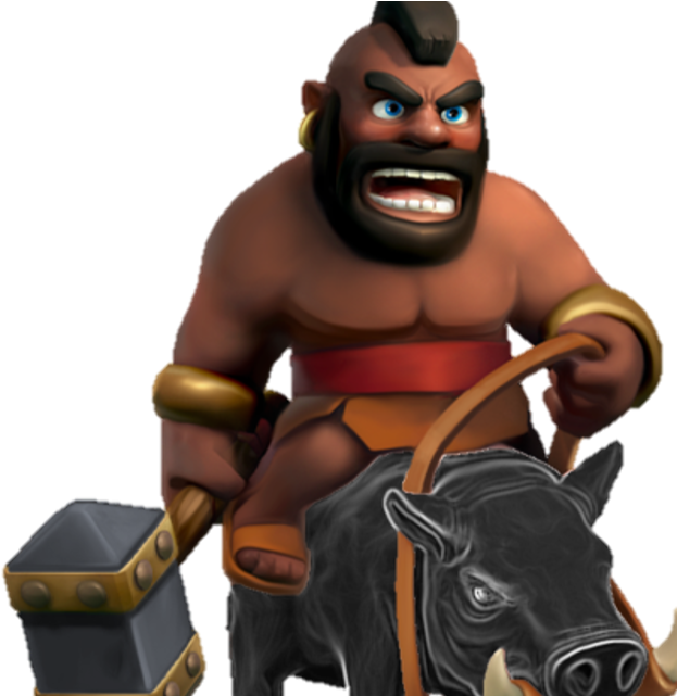 Clashof Clans Hog Rider Character