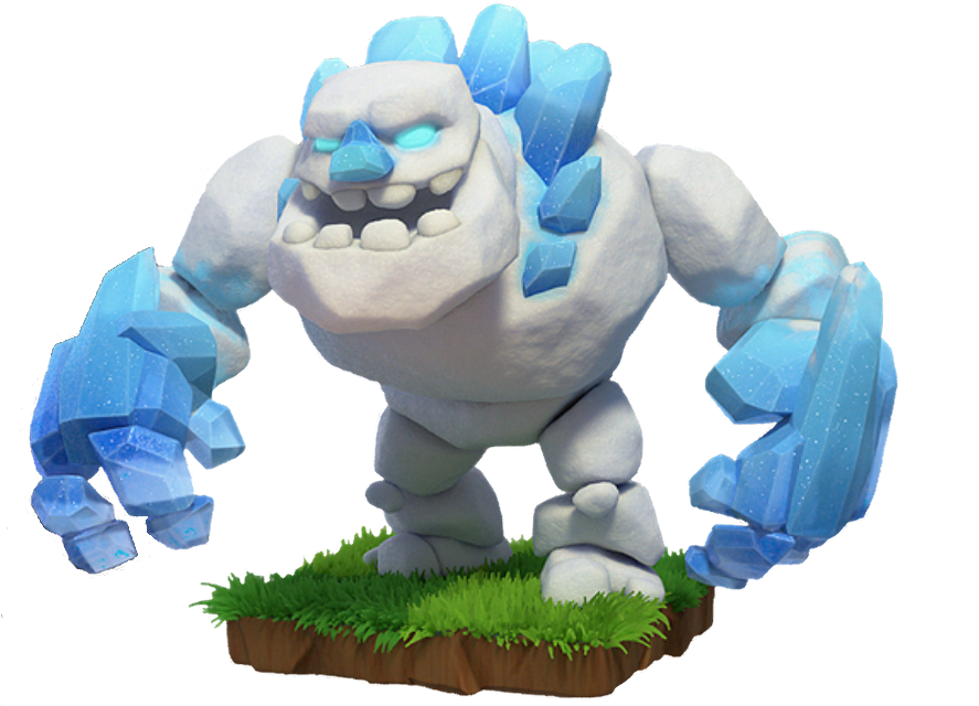 Clashof Clans Ice Golem Character