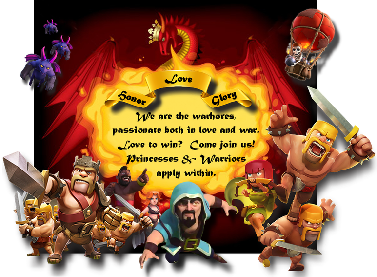 Clashof Clans Recruitment Poster