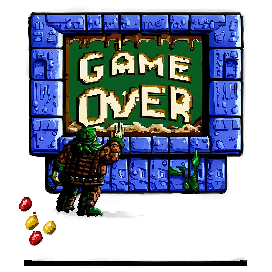 Classic 16 Bit Game Over Screens Png 55