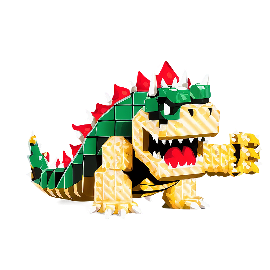 Classic 8-bit Bowser Png Wod