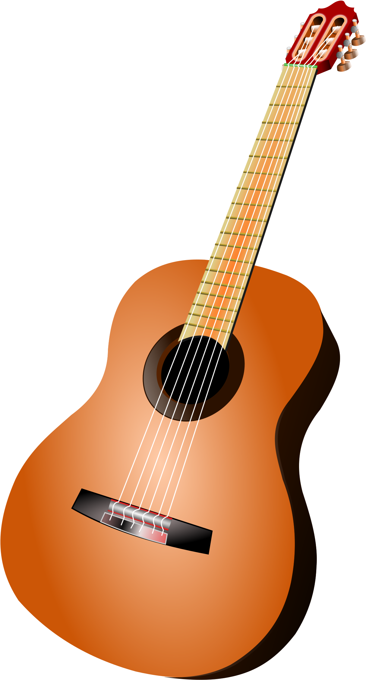 Acoustic Brown Guitar Png Image - Guitar Clipart, Transparent Png PNG image with a transparent background, free high-resolution download