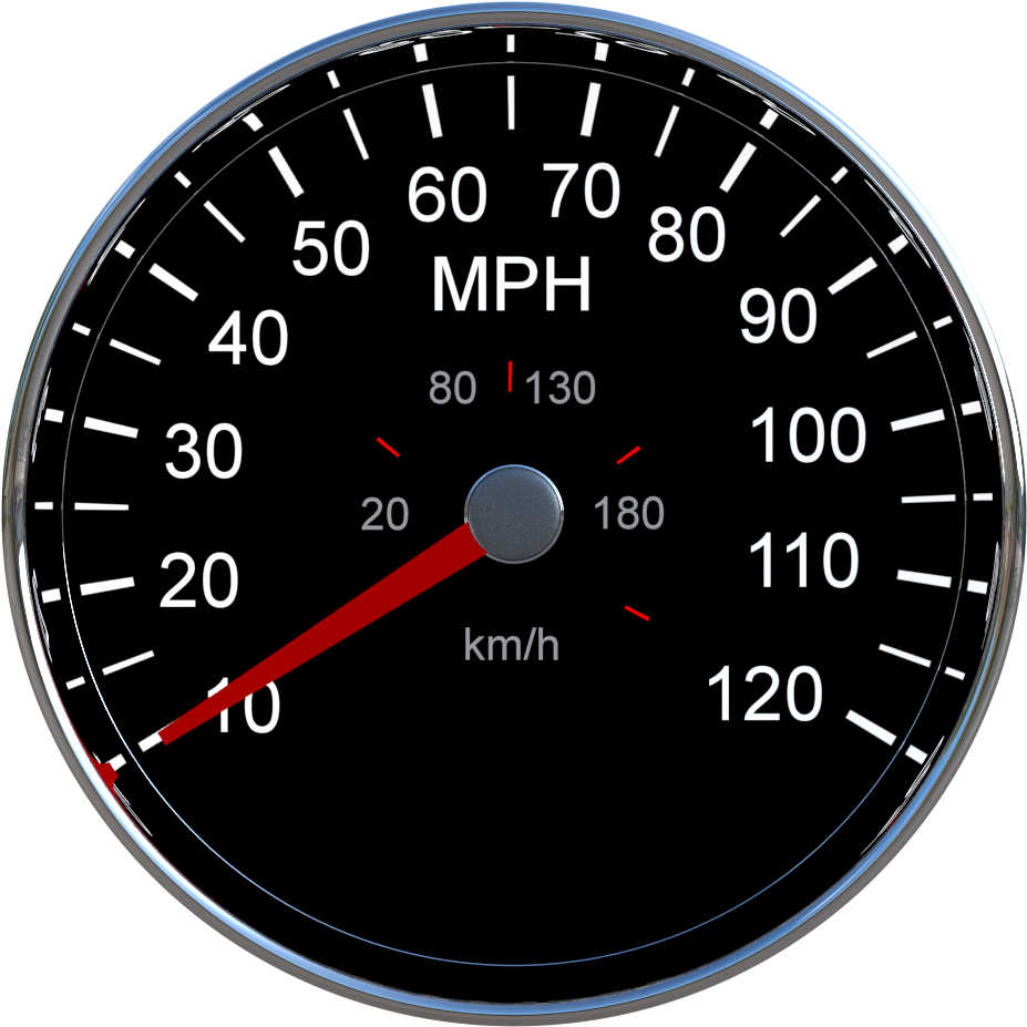 Classic Analog Speedometer