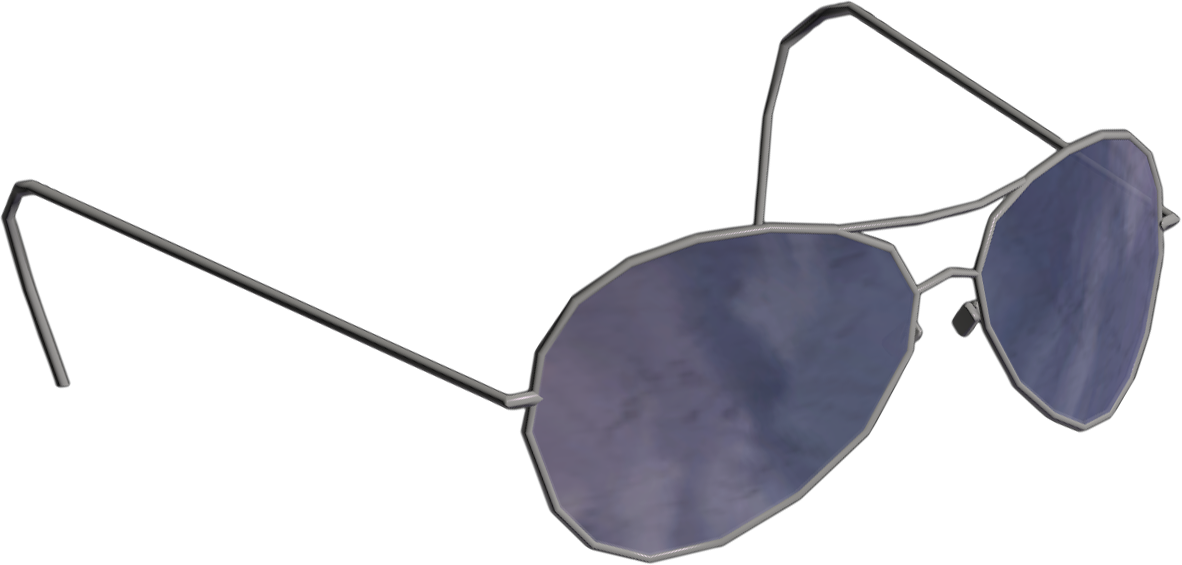 Classic Aviator Sunglasses Blue Tint