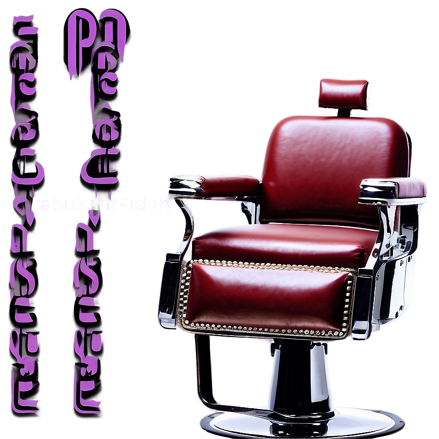 Classic Barber Salon Chair Png Qeb