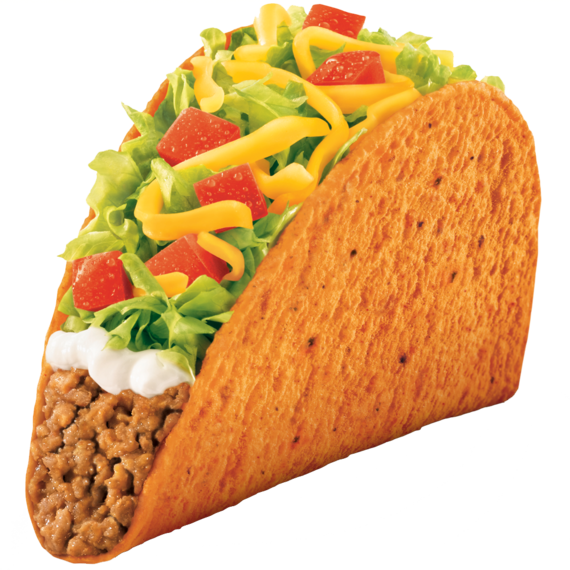 Transparent Taco Bell Png - Taco Bell Tacos, Png Download PNG with transparent background