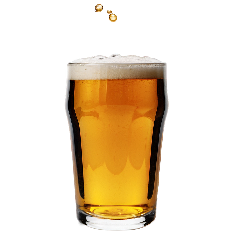 Classic Beer Pint PNG tik PNG with transparent background