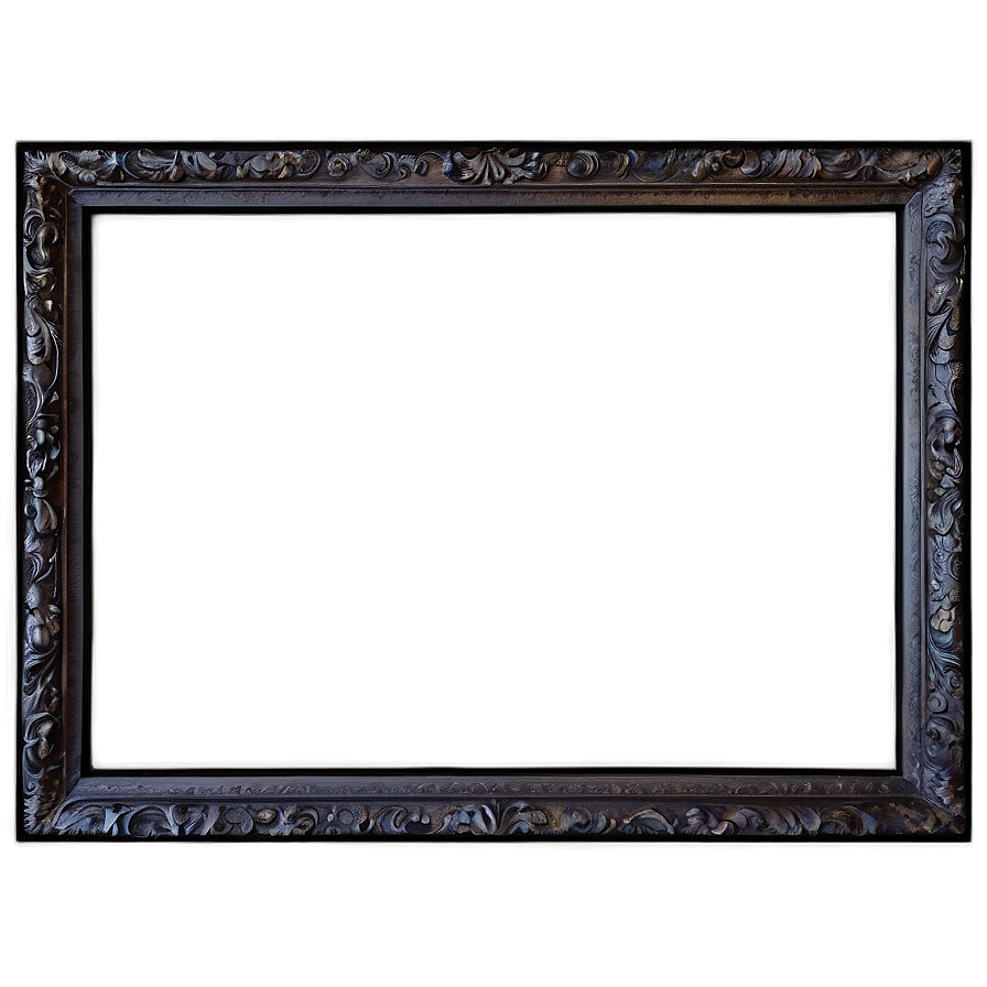 Classic Black Frame PNG 05252024 PNG image with a transparent background, free high-resolution download