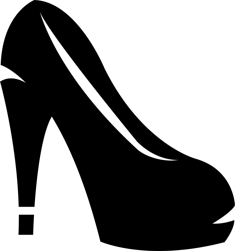 Feminine Heel Shoe Png - Women's Footwear Icon Png, Transparent Png PNG with transparent background