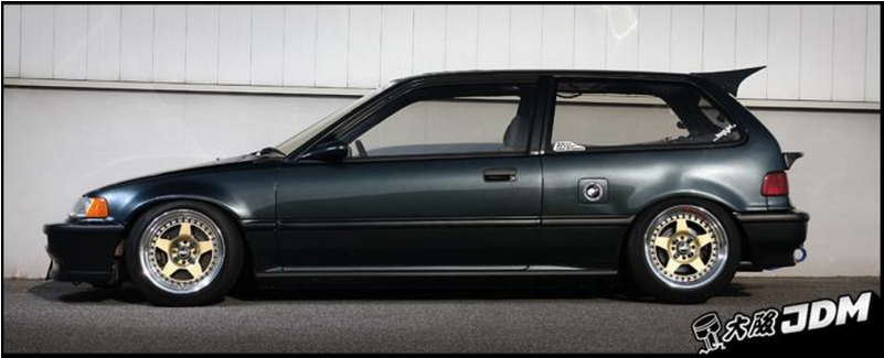 Osaka Jdm Ef Civic - Civic Ef Devil Wing PNG with transparent background