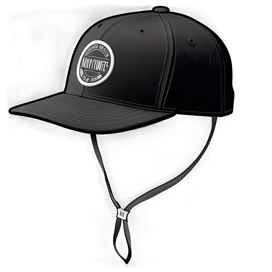 Classic Black Snapback Png Afq