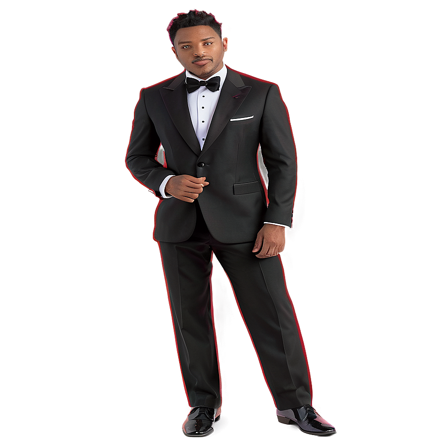 Classic Black Tuxedo PNG upo PNG with transparent background