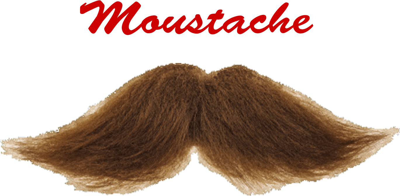 Classic Brown Moustache