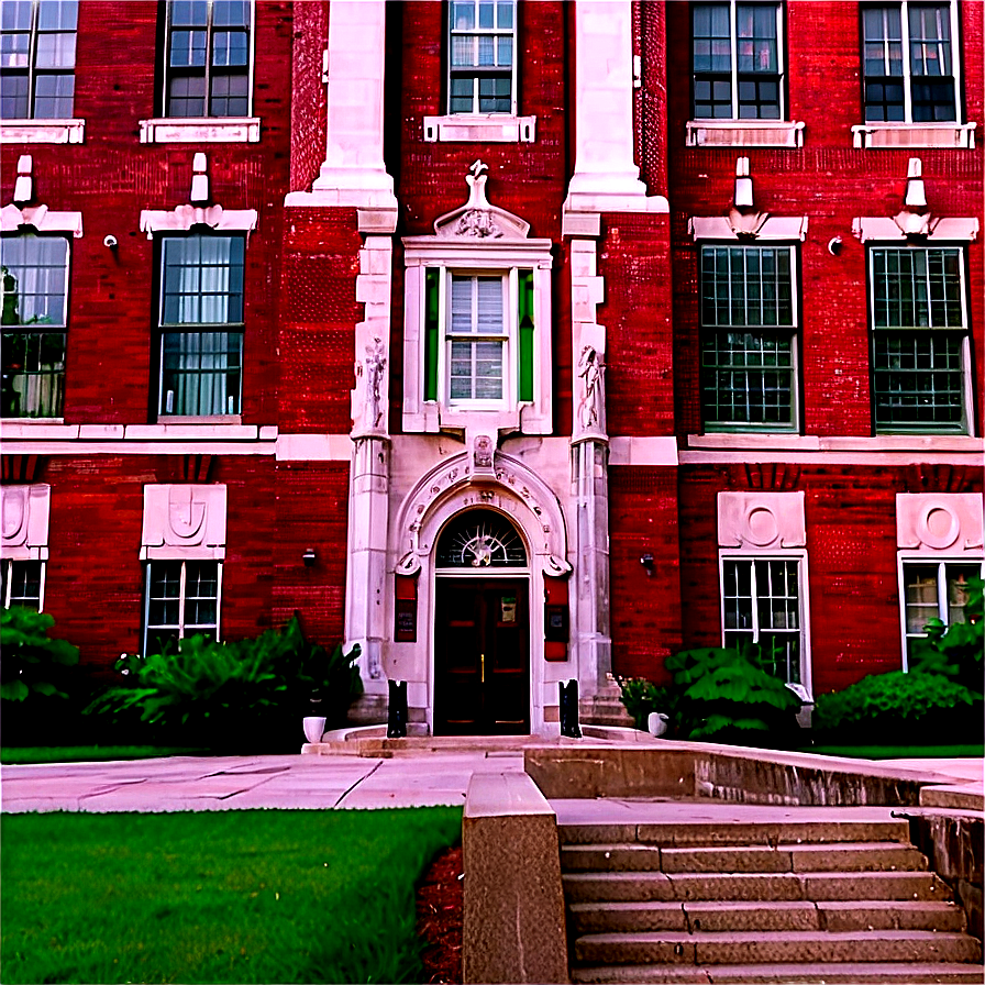 Classic Brown University Building Png 40