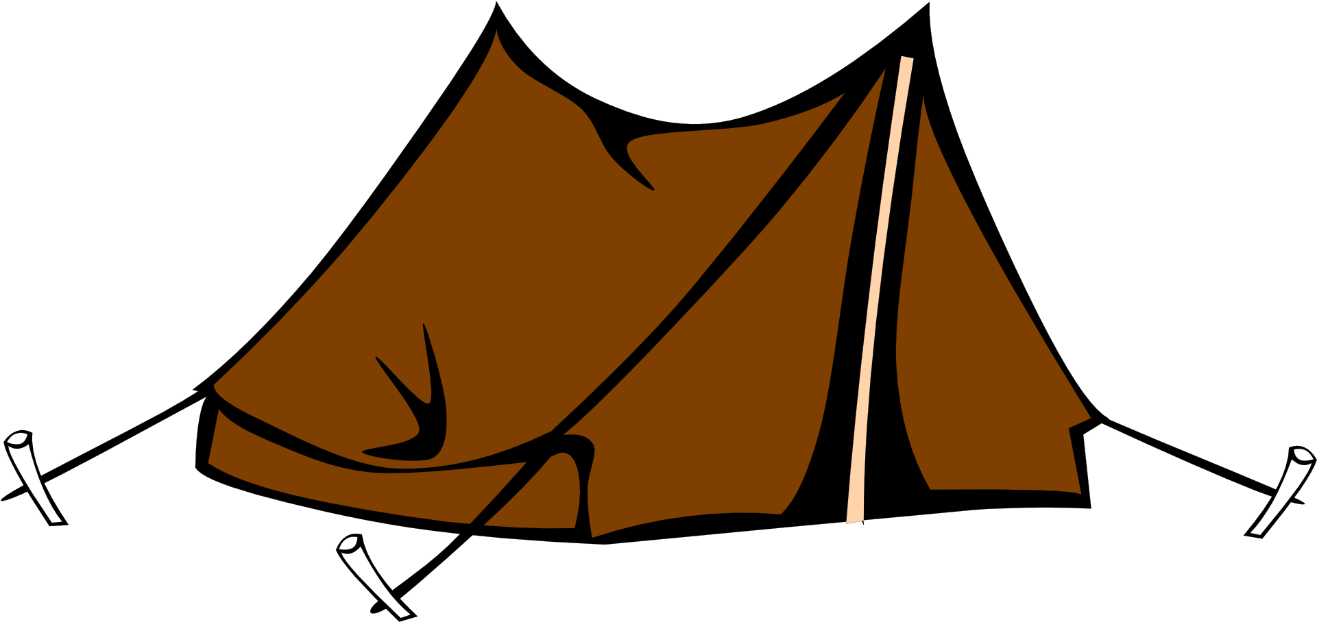 Clip Art Tent Camping Portable Network Graphics Desktop - Camping Tent Clipart, HD Png Download PNG with transparent background