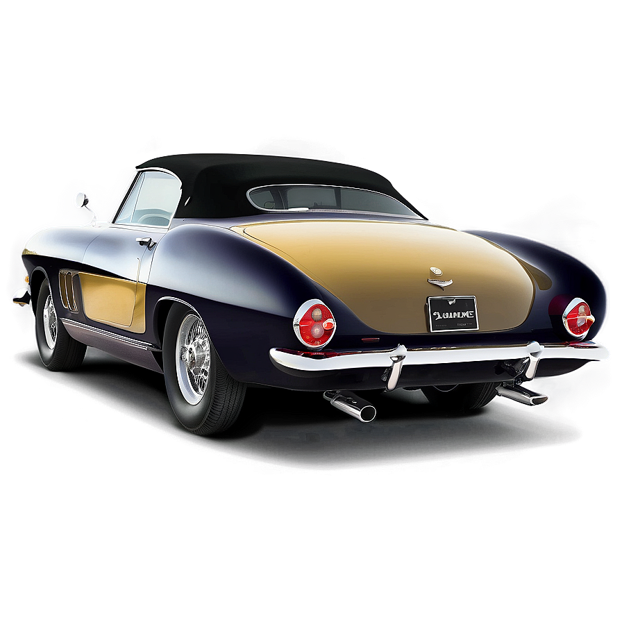 Classic Car Backside Png Rfv