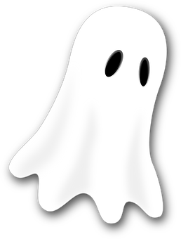 Classic Cartoon Ghost Graphic