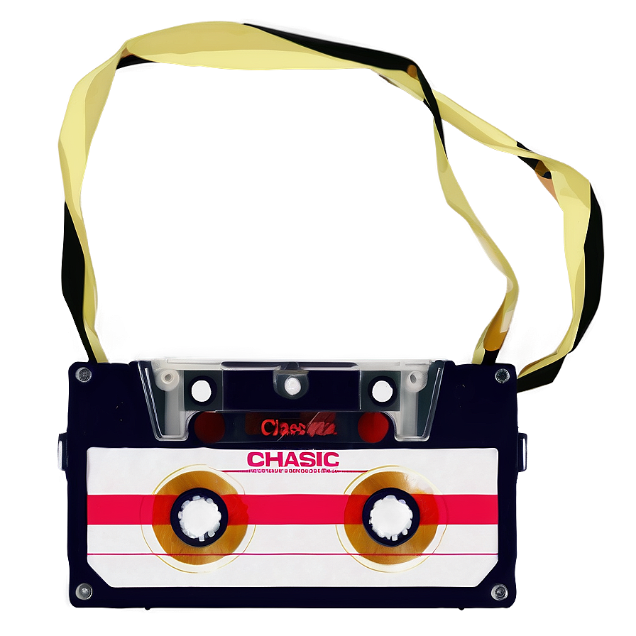 Classic Cassette Design PNG bnd PNG with transparent background