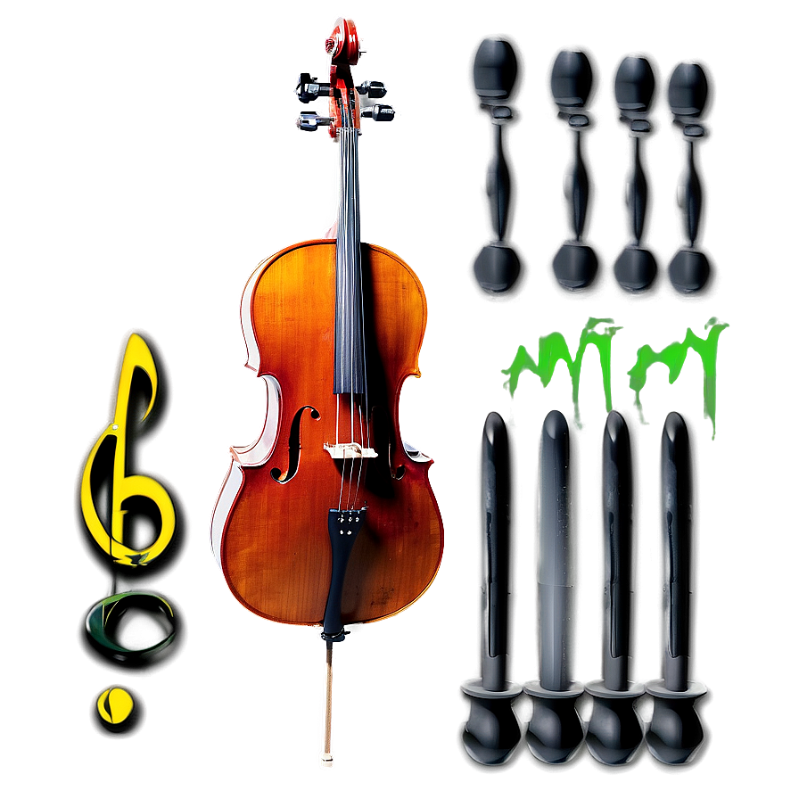 Classic Cello Music Png 13