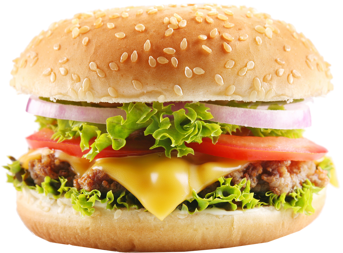 Classic Cheeseburger Delicious Fast Food