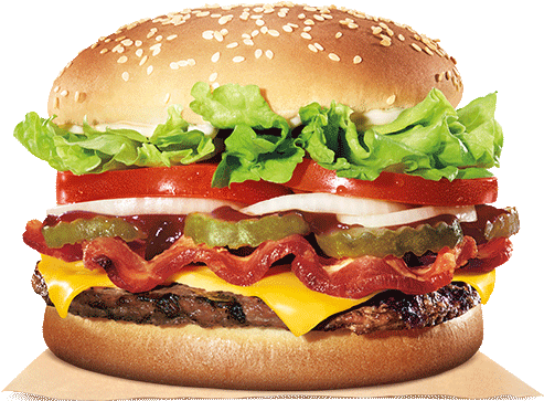 Burger King Burgers PNG with transparent background