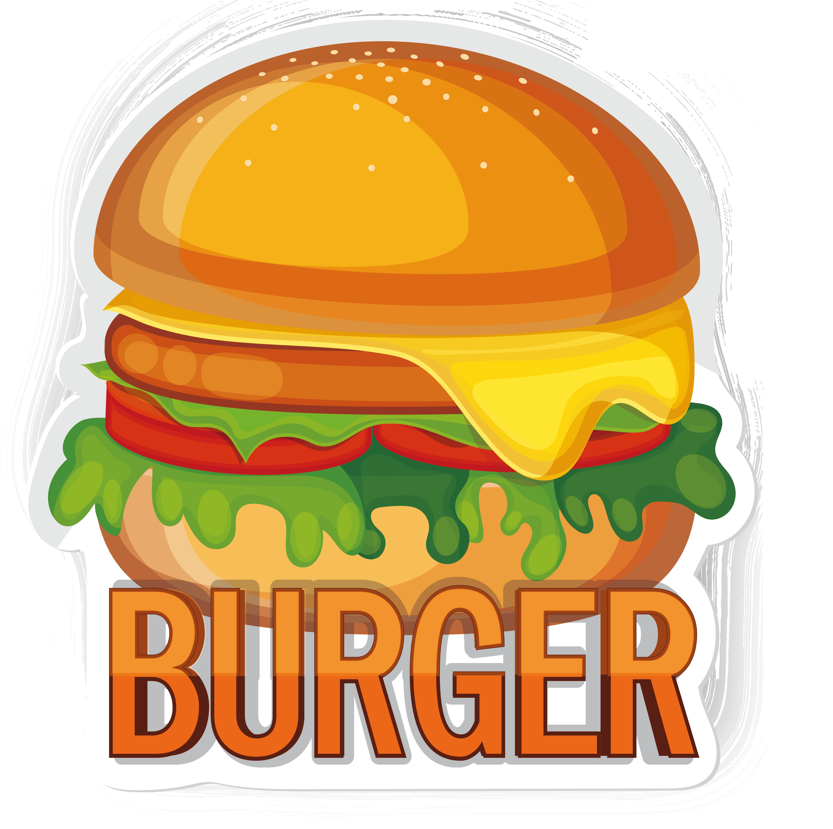 Hamburger Cheeseburger Fast Food Junk Food French Fries - Cheeseburger, HD Png Download PNG with transparent background