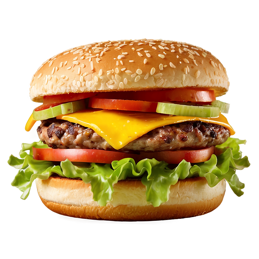 Classic Cheeseburger PNG 12 PNG with transparent background