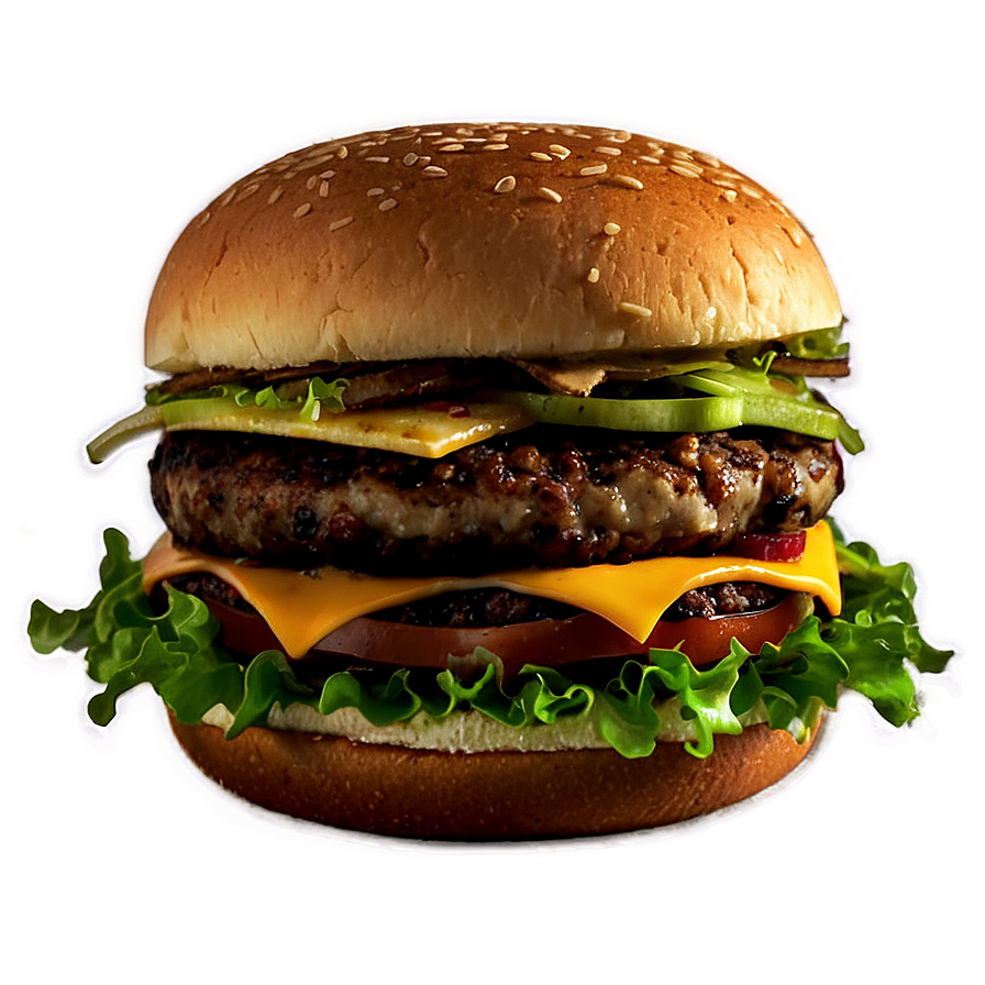 Classic Cheeseburger PNG qpa62 PNG with transparent background