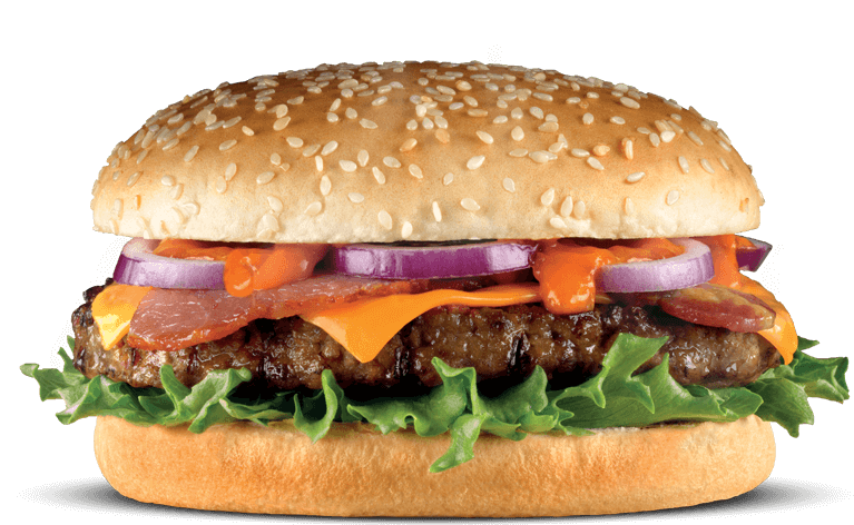 Rustlers Deluxe Burger - Jack In The Box Blt Cheeseburger, HD Png Download PNG with transparent background
