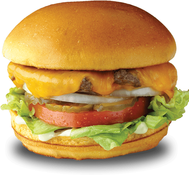 Classic Cheeseburger Transparent Background