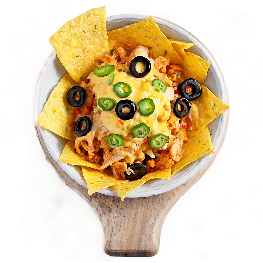 Classic Chicken Nachos PNG 06122024 PNG with transparent background