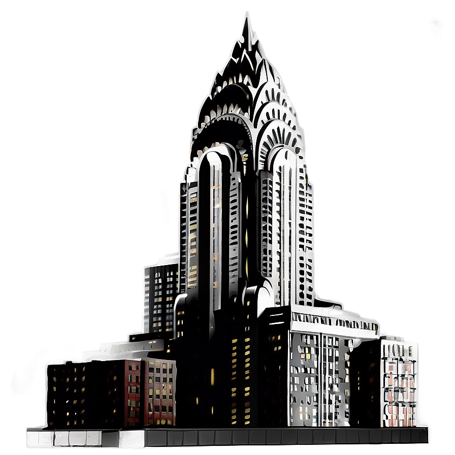 Classic Chrysler Building Profile Png Yqh69