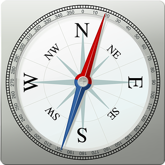 Classic Compass Design PNG with transparent background