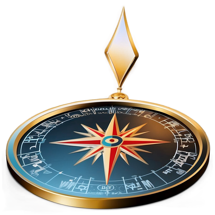 Classic Compass Rose Representation Png 27