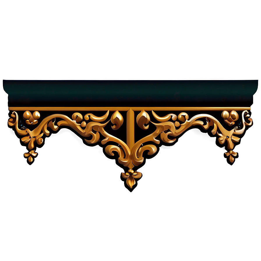 Classic Corner Ornaments Png 8