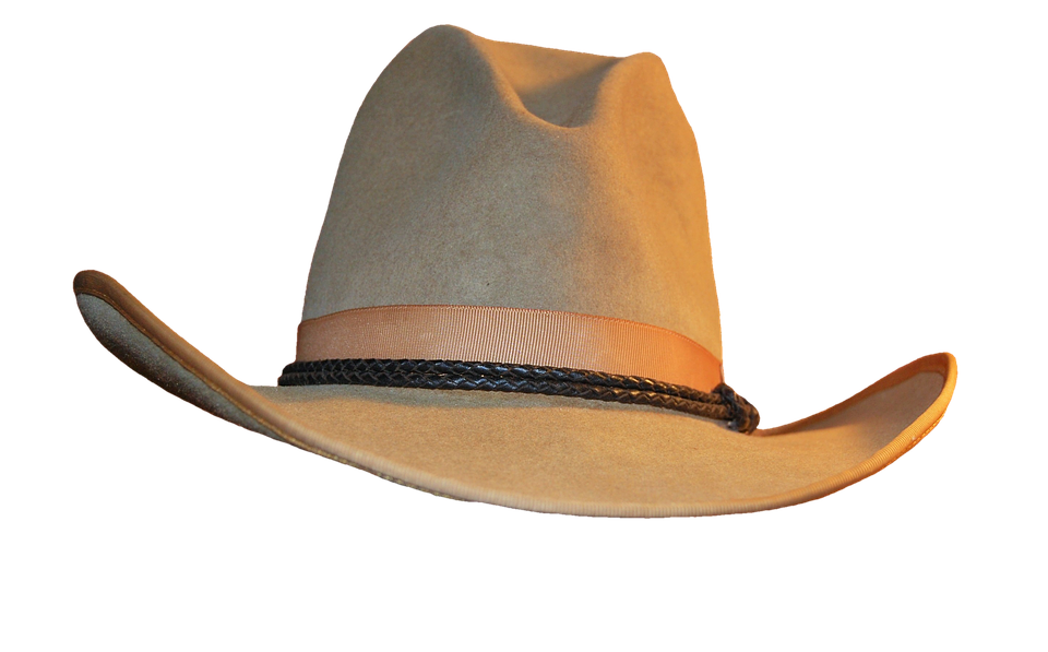 Classic Cowboy Hat Isolated PNG with transparent background