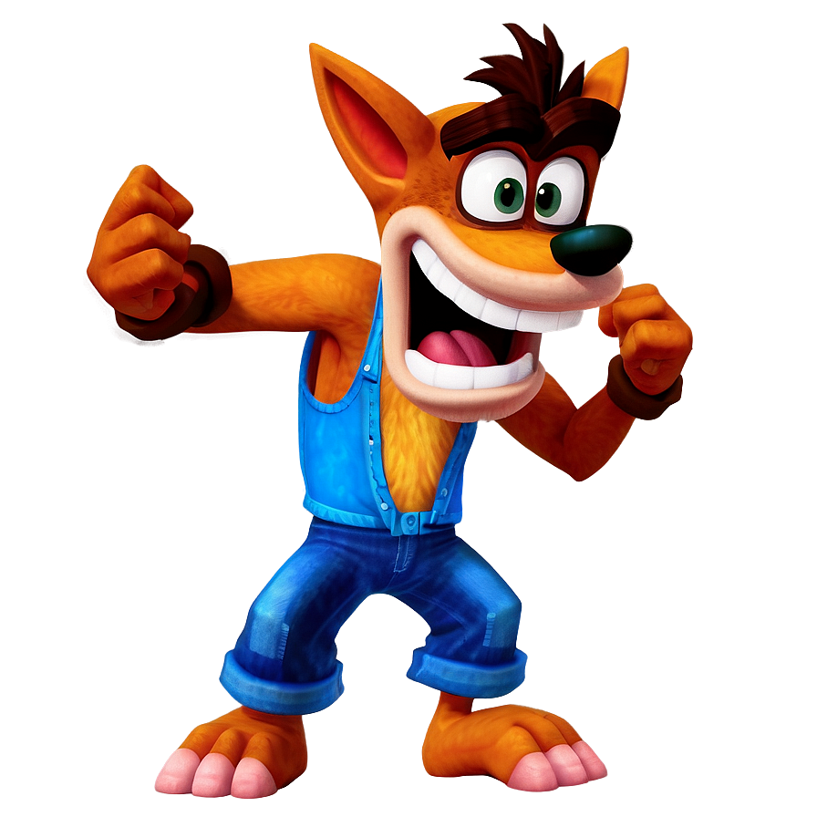 Classic Crash Bandicoot PNG 05212024 PNG with transparent background