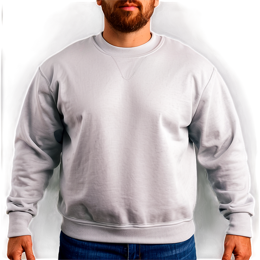 Classic Crewneck Sweatshirt Png 17