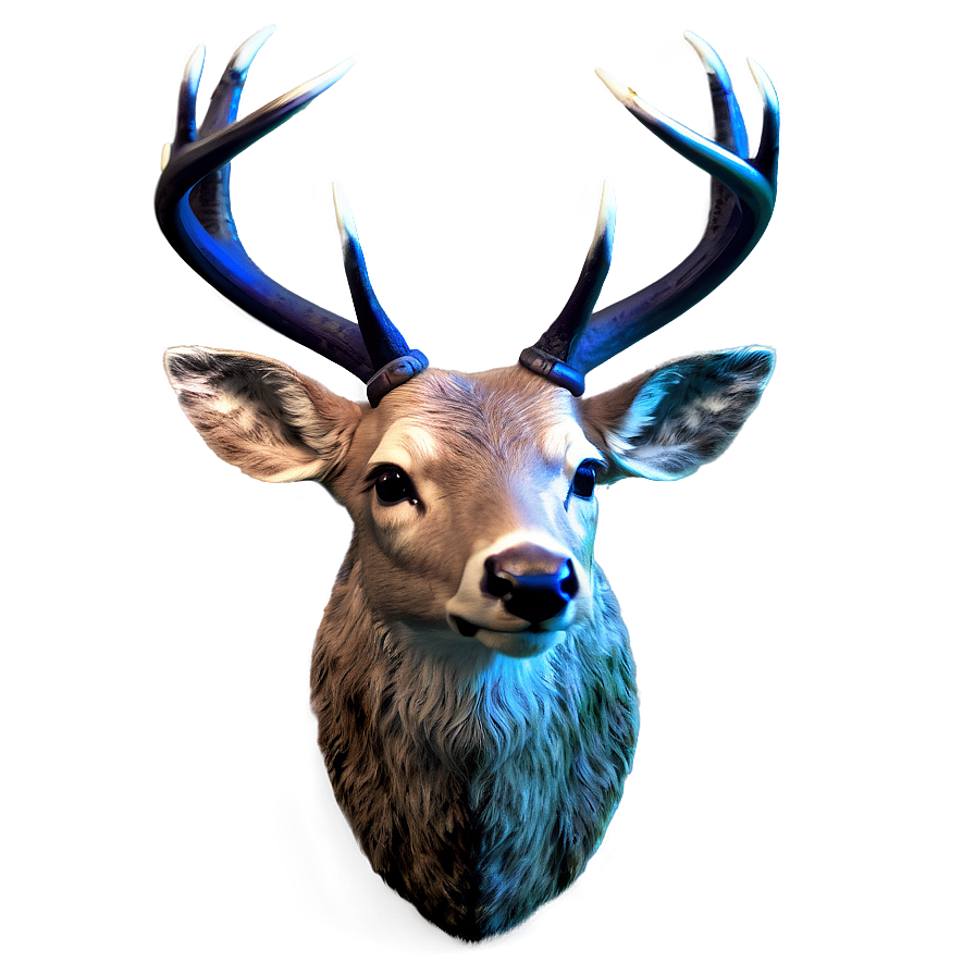 Classic Deer Head Profile Png Mrq