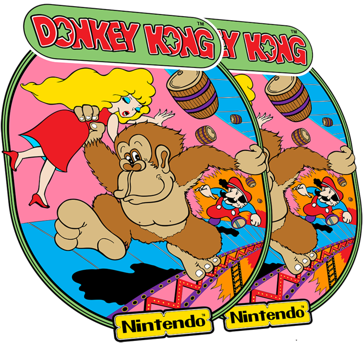 Donkey Kong Arcade Decal, HD Png Download PNG image with a transparent background, free high-resolution download