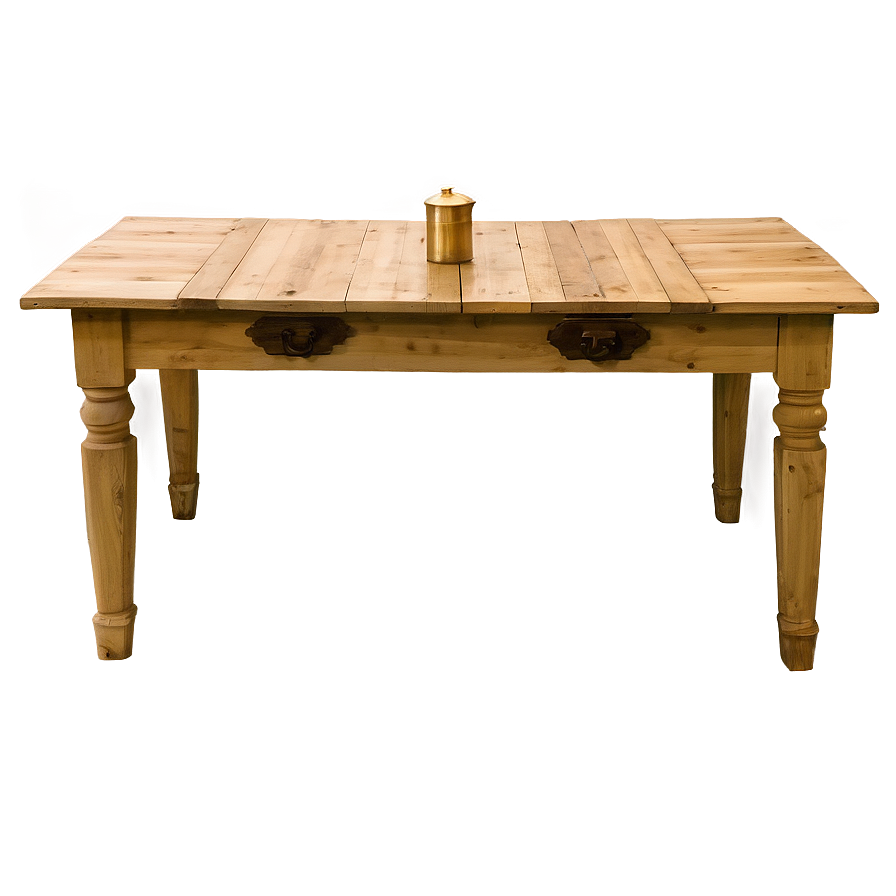 Classic Farmhouse Table Png Vfu