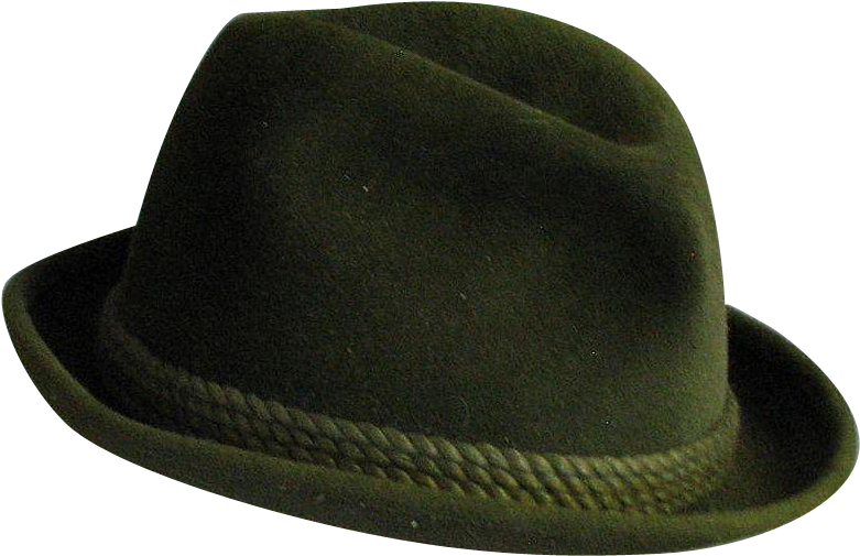 Classic Fedora Hat Green