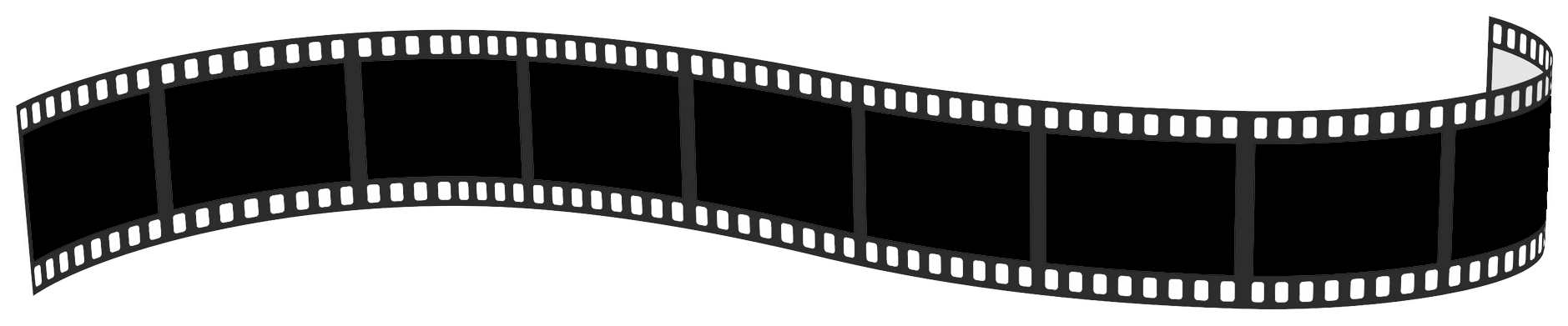 Classic Film Reel Graphic PNG with transparent background