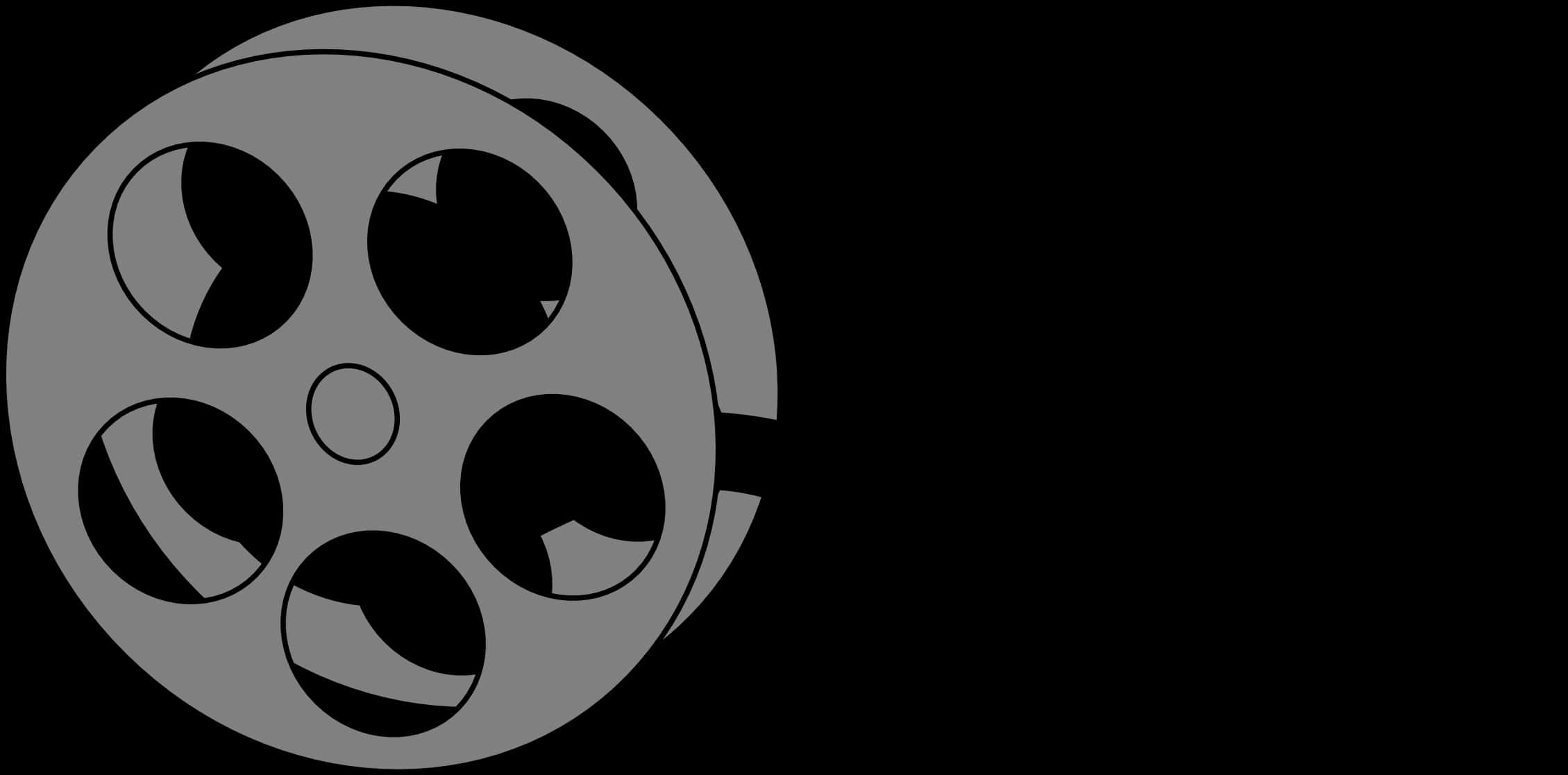 Classic Film Reel Icon