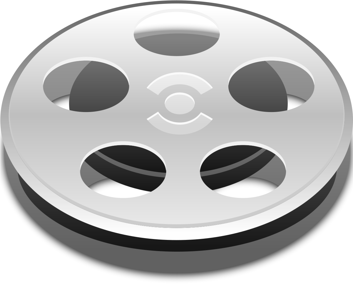 Classic Film Reel Icon PNG with transparent background